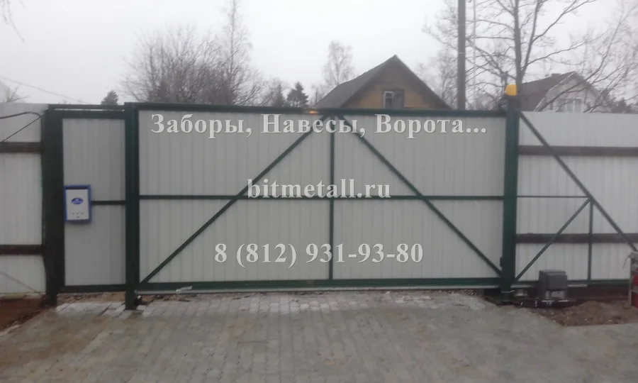 п. Сусанино (Ворота откатные)