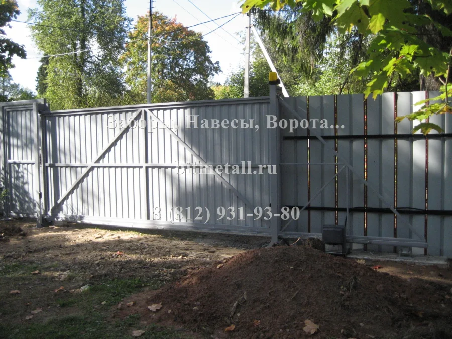 п. Сиверский (Ворота откатные)