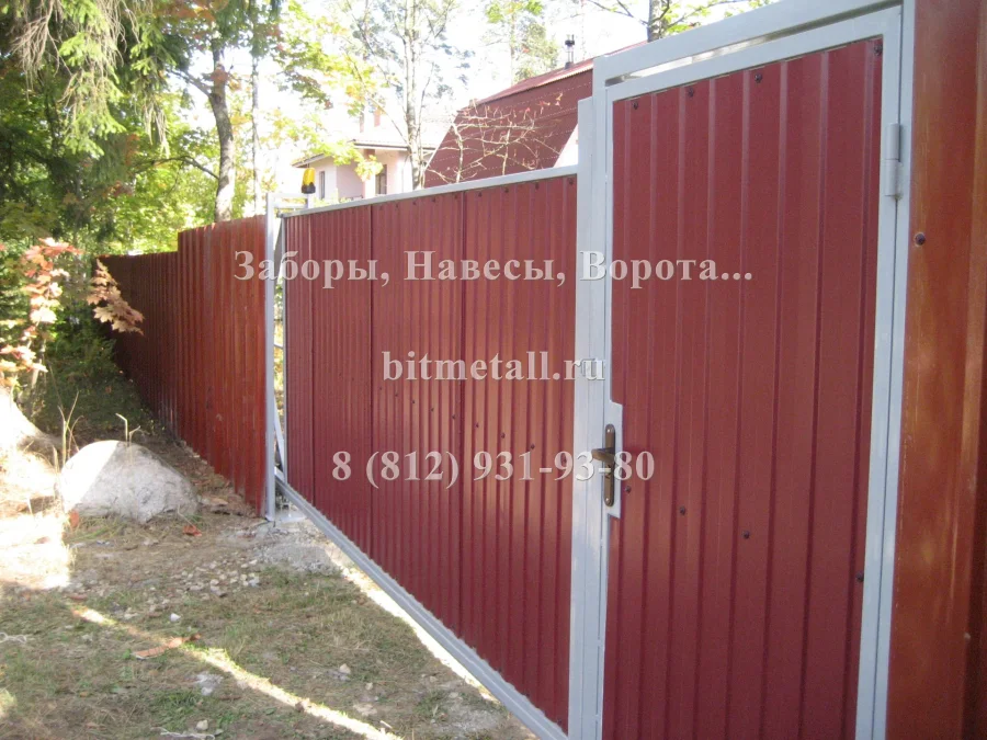 п. Сиверский (Ворота откатные)