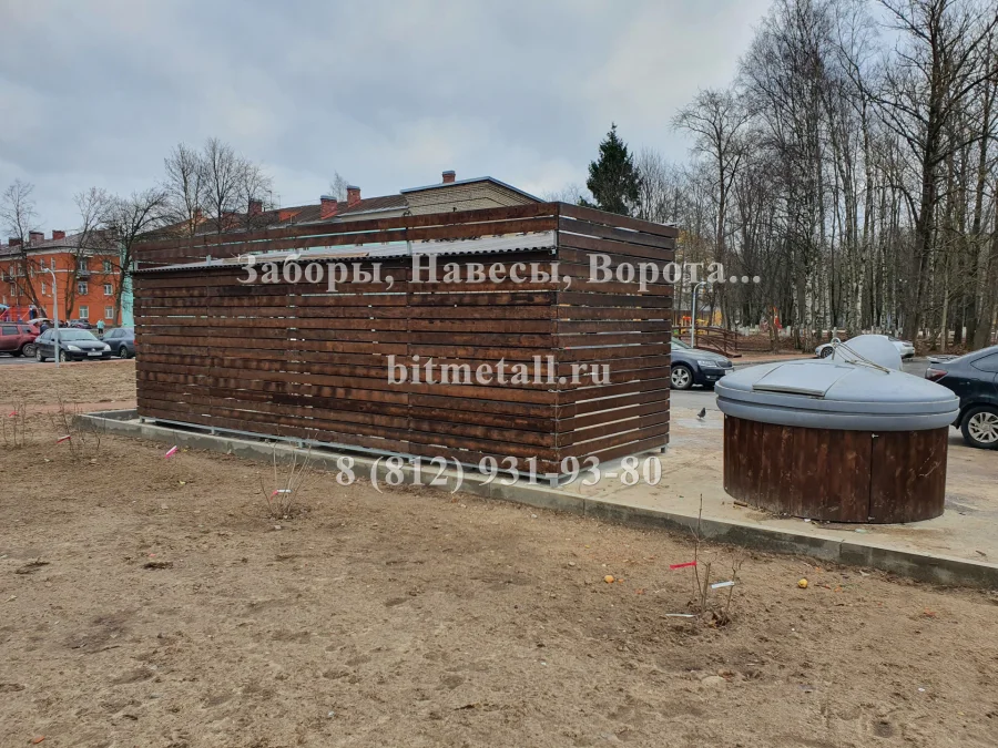 Контейнерная площадка. Всеволожский район.