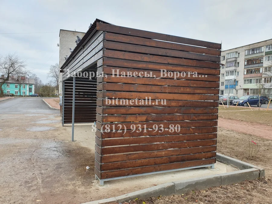 Контейнерная площадка. Всеволожский район.