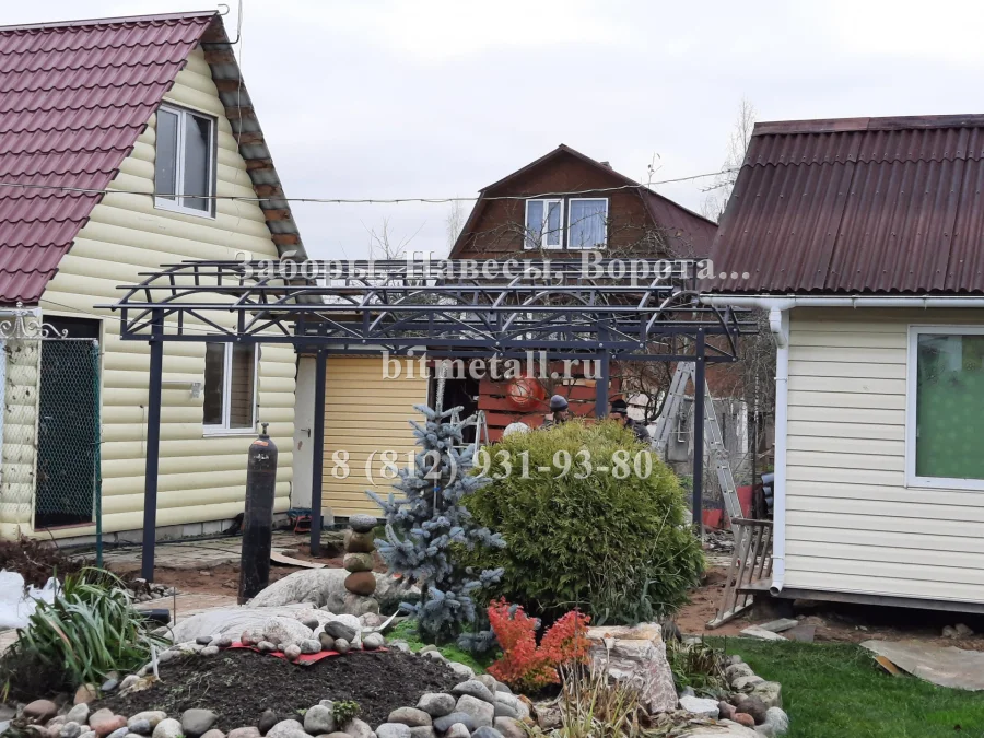 Навес арочный (с двойной аркой). Берёзовская.