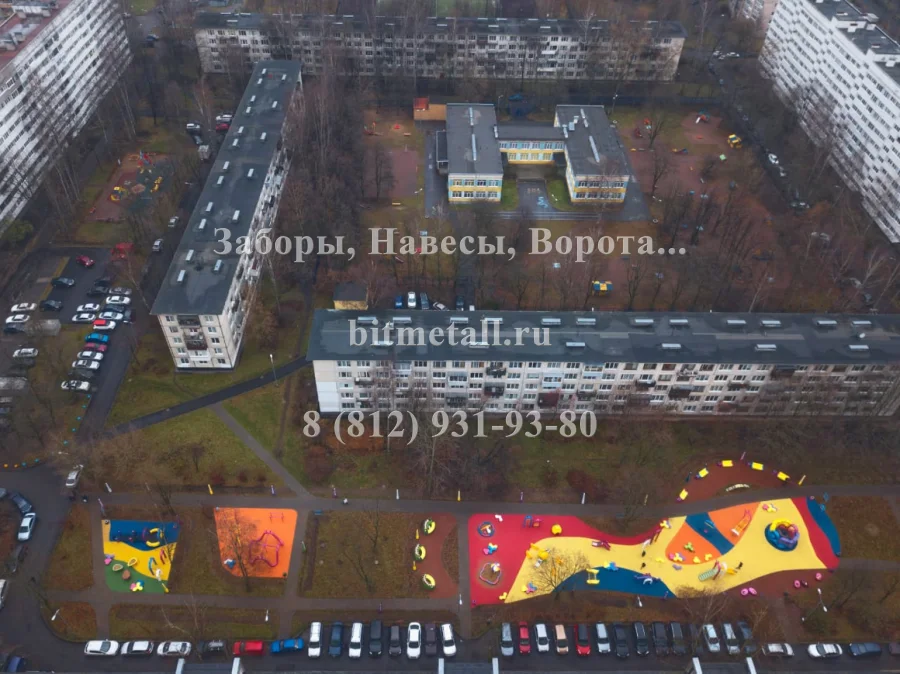 Разработка и изготовление металлический конструкций для детской площадки. Санкт-Петербург.