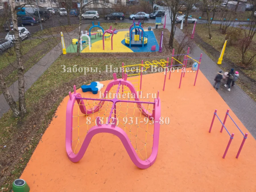 Разработка и изготовление металлический конструкций для детской площадки. Санкт-Петербург.
