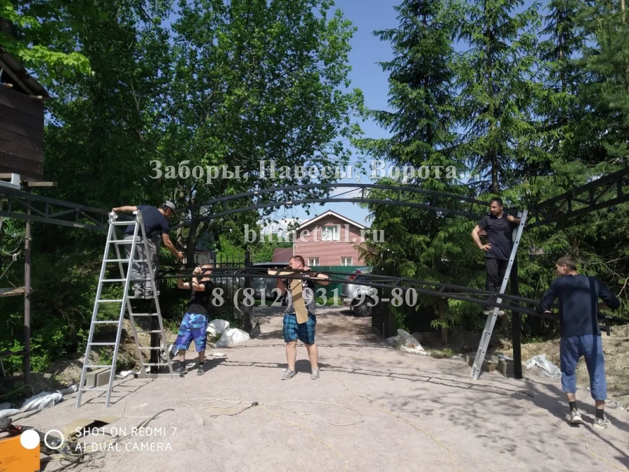 п. Елизаветино (Навес арочный)