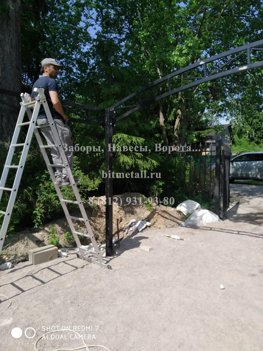 п. Елизаветино (Навес арочный)
