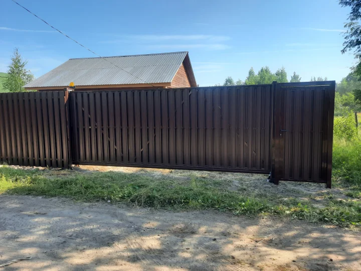 Ворота + калитка. Штакетник