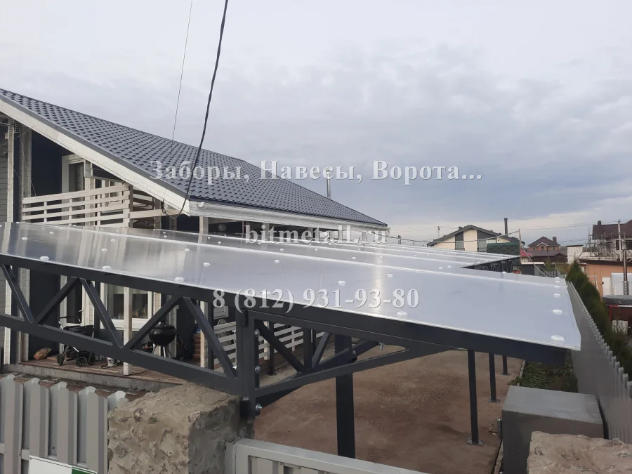 Навес односкатный Иннолово